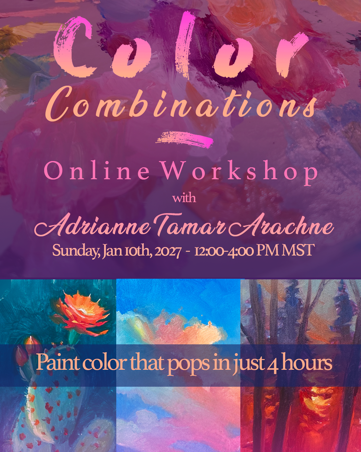Color Combinations: Online Painting Workshop