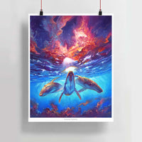 Cetacean Universe Limited Edition Print Options - 18"x24"